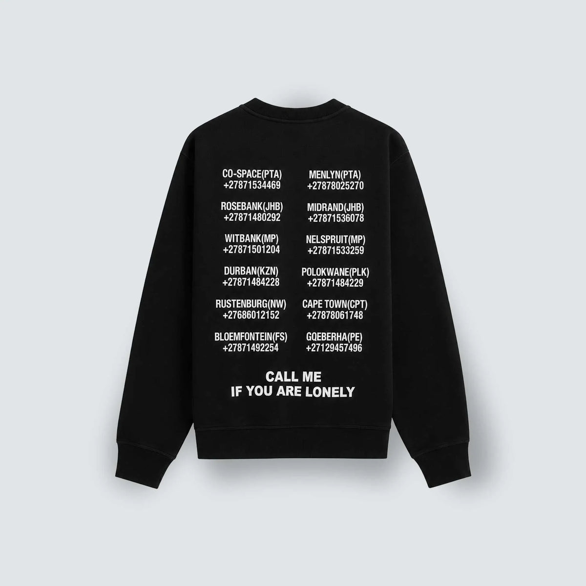 CALL ME CREW NECK