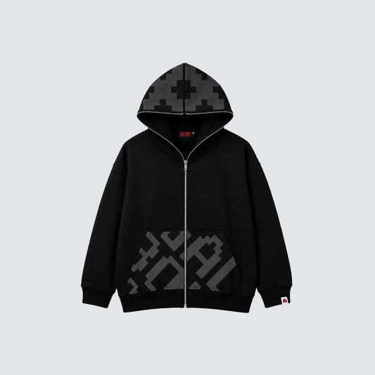 8-BIT ZIP-UP HOODIE